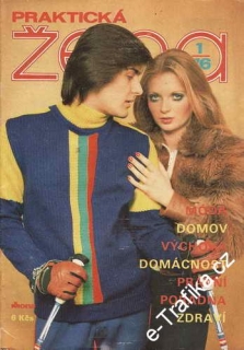 1976/01 časopis Praktická žena / velký formát