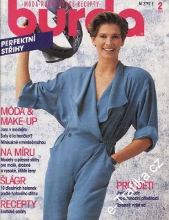 1991/02 časopis Burda Česky