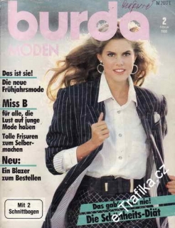 1988/02 časopis Burda Německy