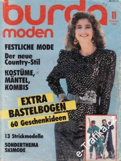 1986/11 časopis Burda Německy