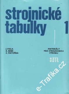 Strojnické tabulky, materiály pro strojnickou výrobu / Fiala, Fábera, 1987