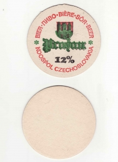 *Pražan, Koospol Czechoslovakia beer