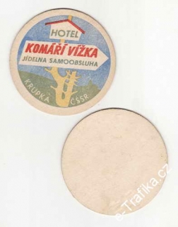 *Hotel Komáří Vížka, jídelna samoobsluha, Krupka ČSSR
