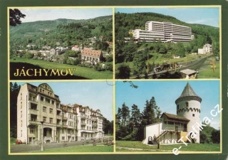 Pohlednice, Jáchymov, 1990