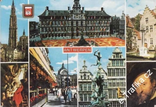 Pohlednice, Antwerpen, 1988