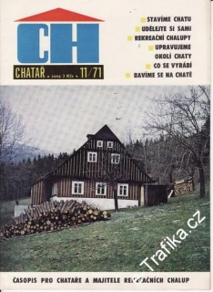 1971/11 Chatař, časopis pro chataře a chalupáře