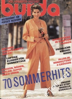 1992/07 časopis Burda Německy
