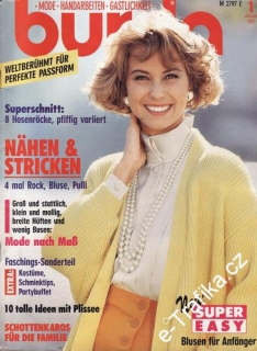 1991/01 časopis Burda Německy