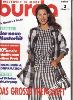 1994/02 časopis Burda Německy