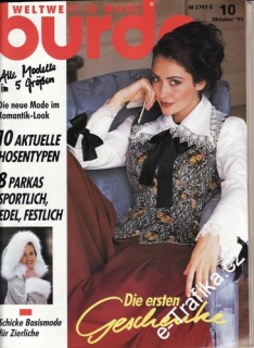 1993/10 časopis Burda Německy 