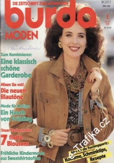 1990/01 časopis Burda Německy