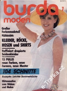 1986/07 časopis Burda Německy