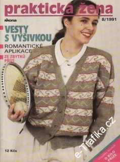1991/08 časopis Praktická žena / velký formát