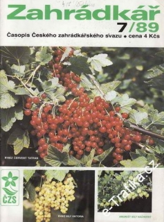 1989/07 Zahrádkář, časopis českého zahrádkářského svazu