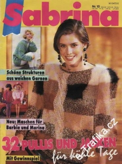 1991/10 Sabrina, pletená móda, německy