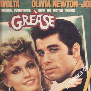 LP Grease, John Travolta, Olivia Newton-John, 1978