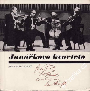 SP Janáčkovo kvarteto, vložená SP deska / Jan Vratislavský, 1975