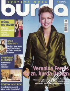 2001/01 časopis Burda