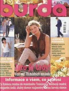 1999/04 časopis Burda, česky, velký formát 