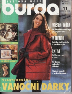 1992/11 časopis Burda