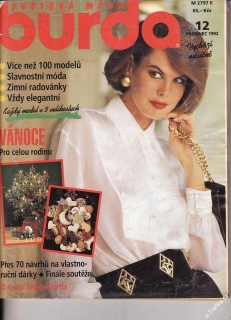 1992/12 časopis Burda česky