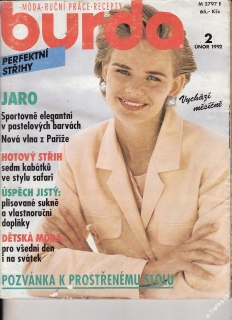 1992/02 časopis Burda česky
