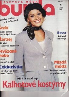 1996/01 časopis Burda česky