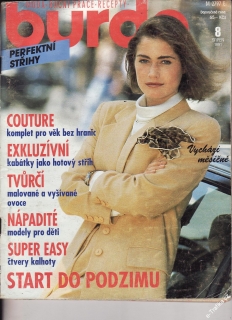 1991/08 časopis Burda česky