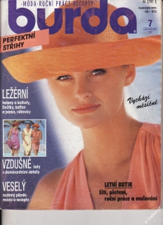 1991/07 časopis Burda česky