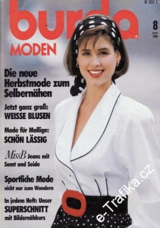 1989/08 časopis Burda Německy