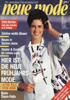 1988/03 Neue mode, časopis
