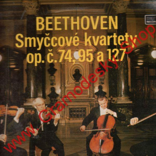 LP 2album, Ludvig Van Beethoven, smyčcové kvartety op.č. 74, 95 a 127, 1983
