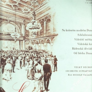LP Slavné vídeňské valčíky / Velký dechový orchestr, 1973