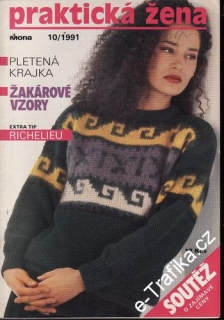 1991/10 časopis Praktická žena / velký formát