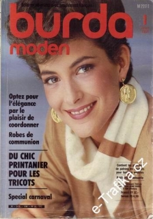 1984/01 časopis Burda Francouzsky