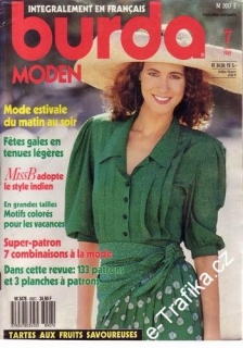 1989/07 časopis Burda Francouzsky