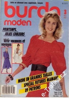 1987/03 časopis Burda Francouzsky