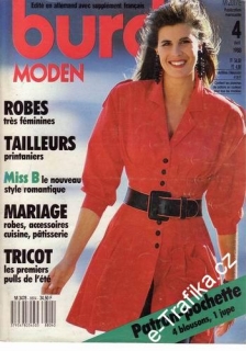 1988/04 časopis Burda Francouzsky
