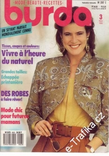 1990/03 časopis Burda Francouzsky
