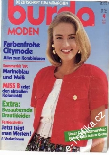1989/04 časopis Burda Německy