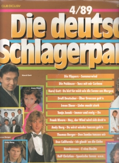 LP Die deutsche Schlagerparade, 4/1989, original Hits
