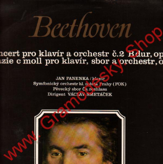 LP Ludvig van Beethoven, koncert rpo klavír a orchestr č.2 B dur, 1971
