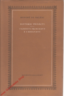 Historie třinácti, Tajnosti princezny z Cadignanu / Honoré de Balzac, 1957