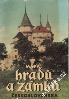 Mapa hradů Československa / 1:750 000, 1966