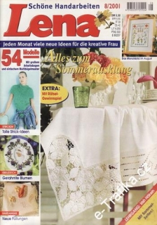 08/2001 Lena, časopis o vyšívání, ruční práce, německy