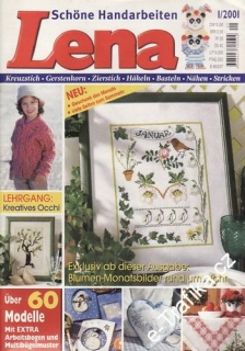 01/2001 Lena, časopis o vyšívání, ruční práce, německy
