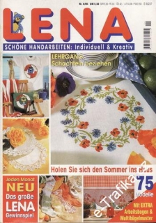 00/2000 Lena, časopis o vyšívání, ruční práce, německy