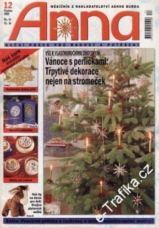 12/2000 Anna, časopis o vyšívání, ruční práce