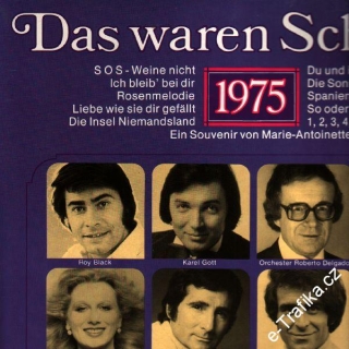 LP Das waren Schleger, Karel Gott, Freddy Quinn... výběr 1975
