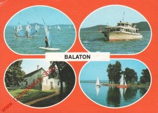 Pohlednice Balaton, prošla poštou